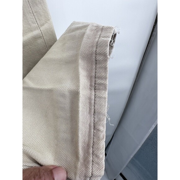 VINTAGE Levi's 501 Jeans Mens 33x29 White Denim Straight Button Fly 90s USA - Picture 5 of 14